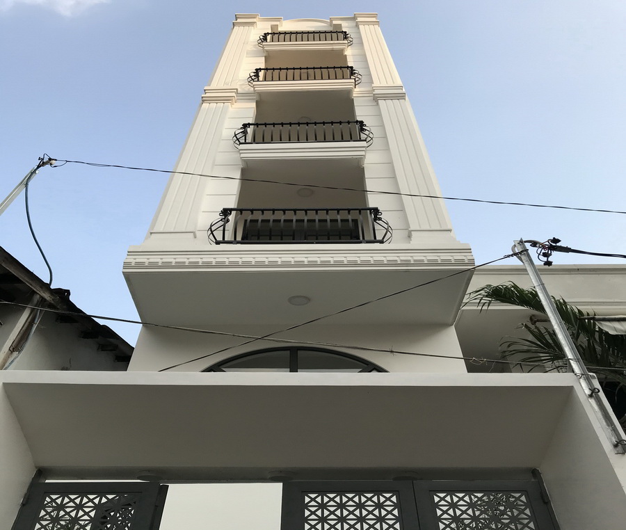 Tòa nhà 5L (4x20) t.kế C.Âu,9 căn hộ dịch vụ + 2 Penhouse thang máy, hẻm VIP Võ Thị Sáu - gần Phạm Ngọc Thạch