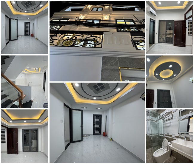 Biệt thự mini t.kế Tân Cổ Điển đẹp lung linh mặt tiền thụt (sát và liền kế mặt tiền ) Đoàn Thị Điểm