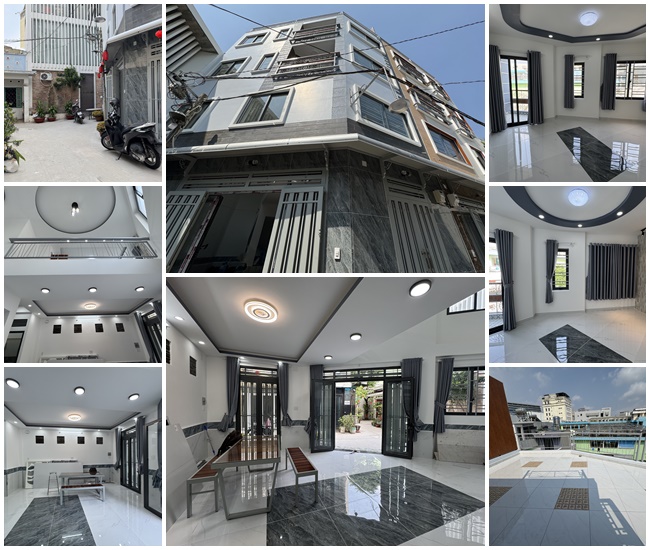 Chính thức mở bán biệt thự mini 3 lầu HXH VF5 khu cao cấp Hoàng Diệu - Trước nhà có sân đỗ ôtô